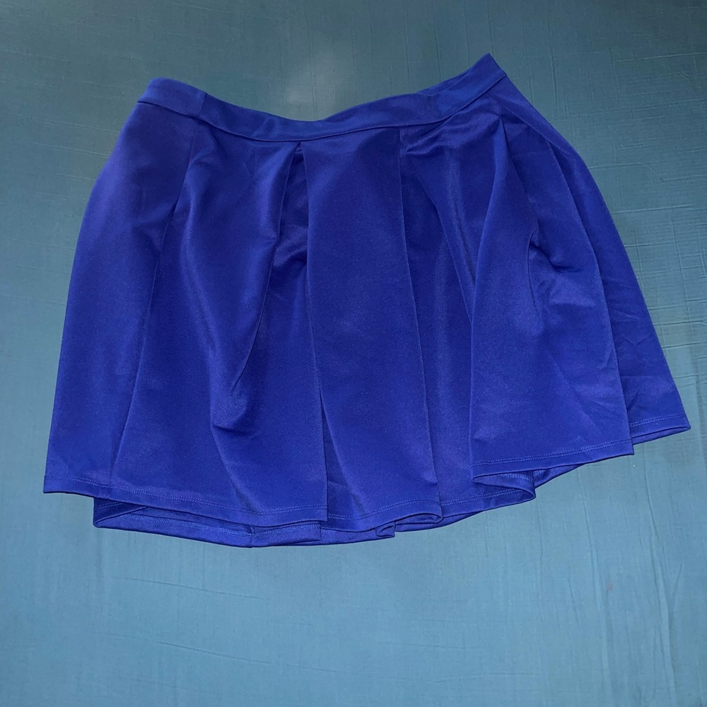Forever 21 Royal Blue Skater Skirt Size 3X Brand New